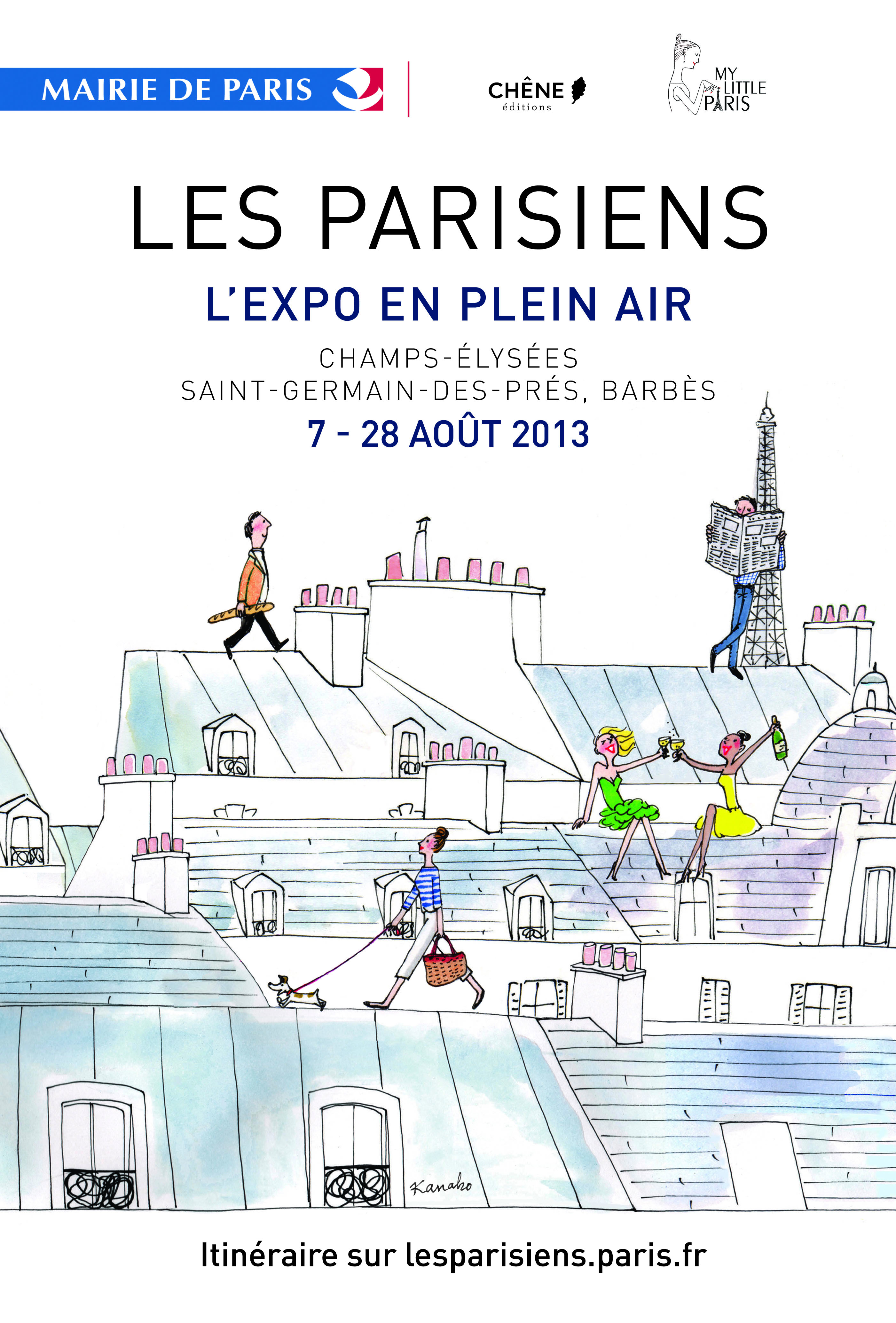 Les Parisiens, une expo en plein air à Paris