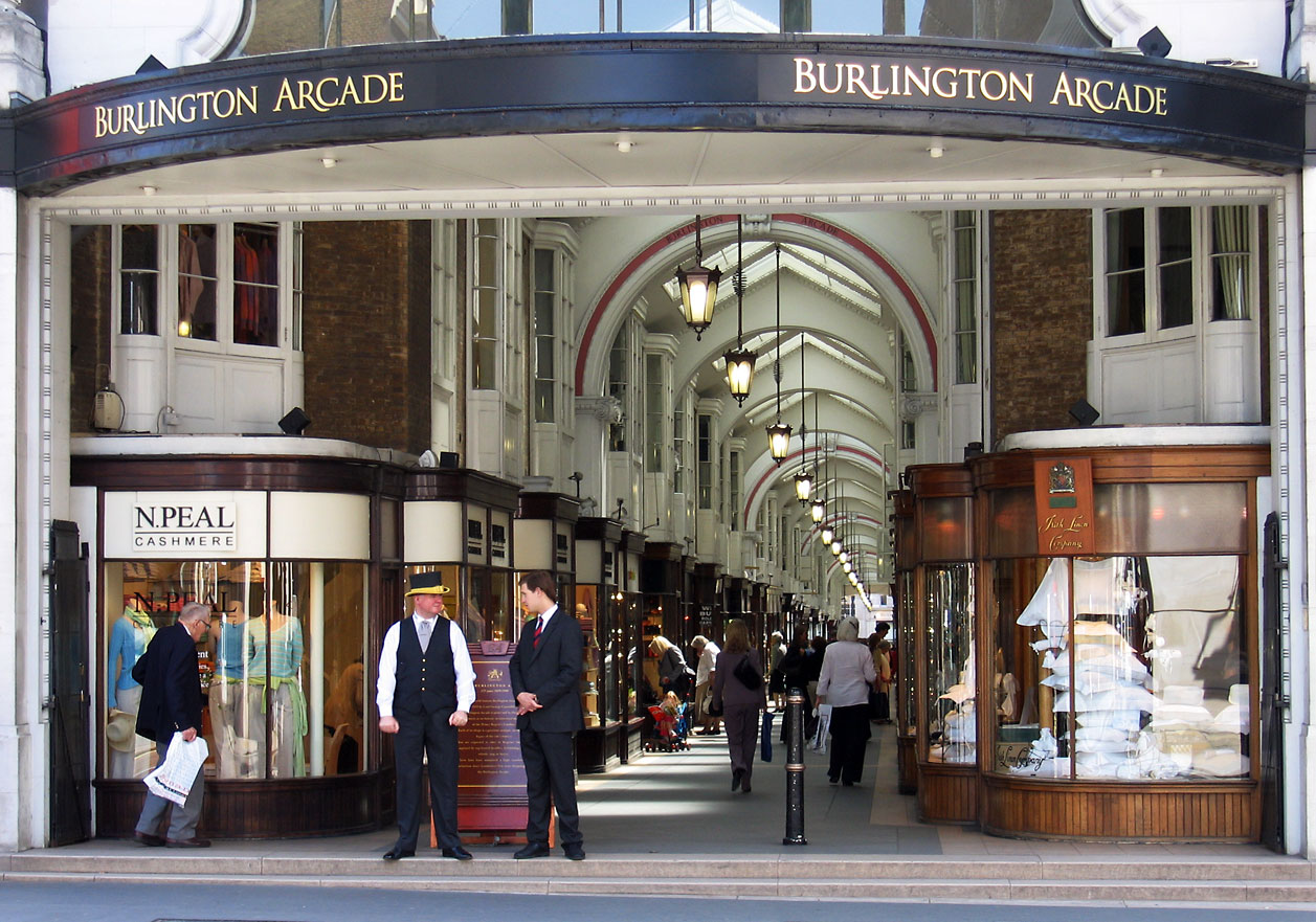 Burlington Arcade (Londres) se met au parfum !