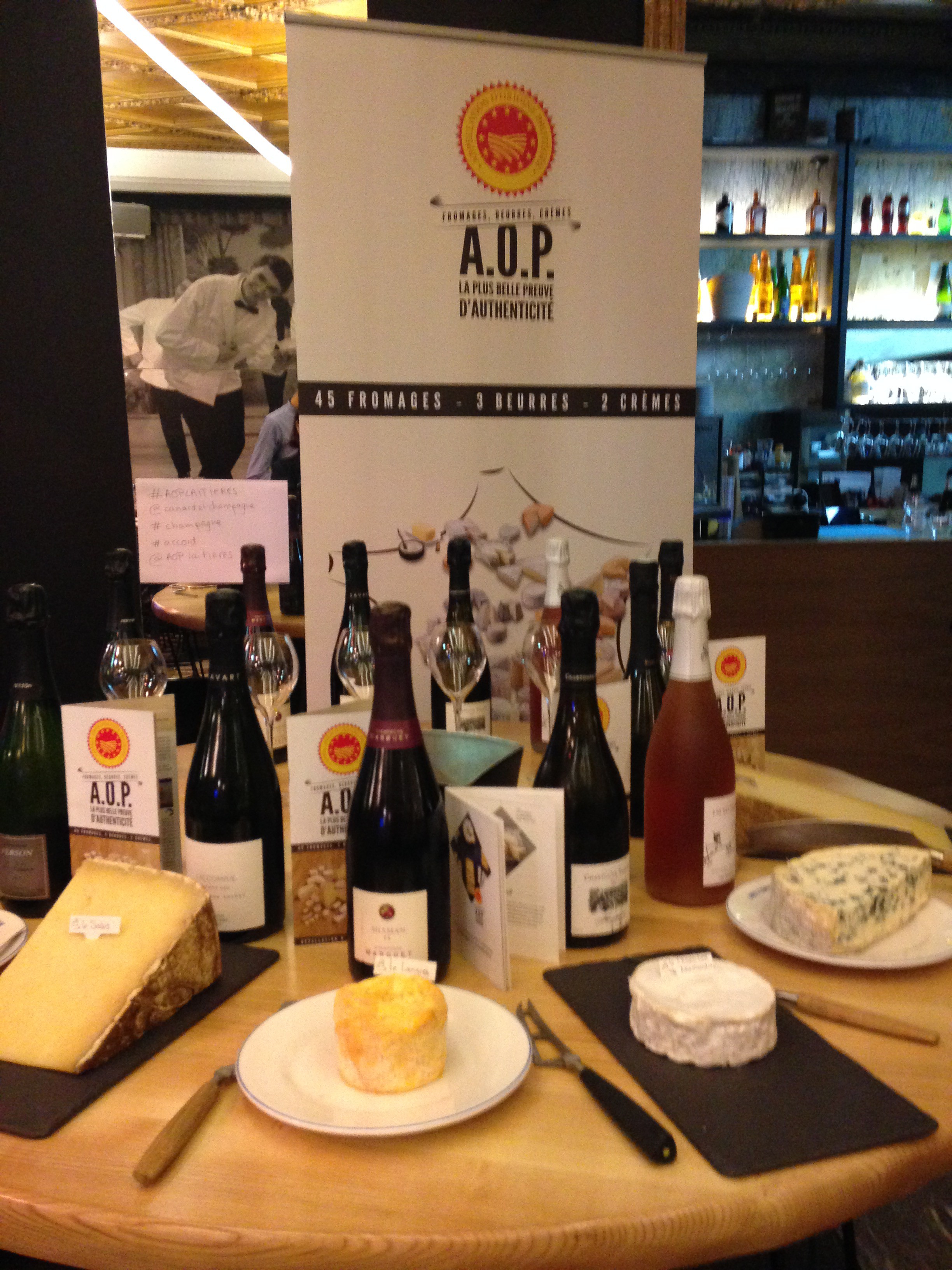 Accords fromages AOP et champagnes